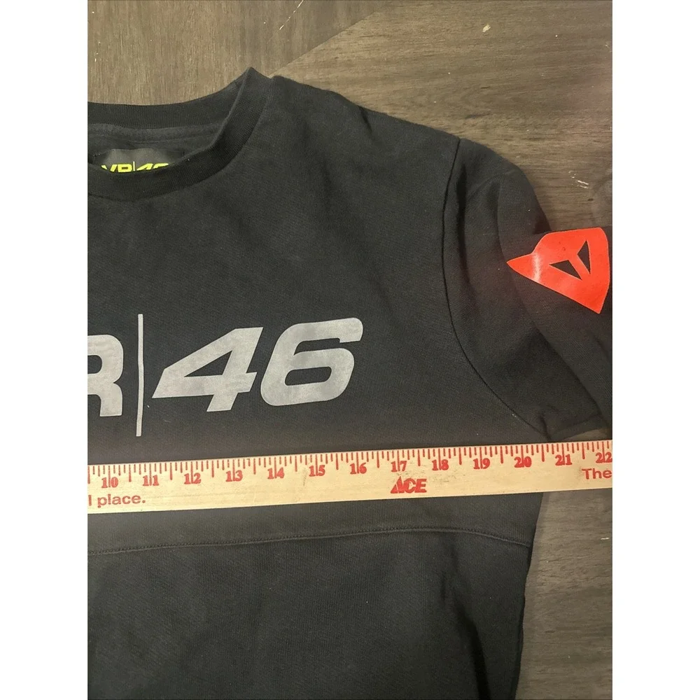 Dainese Valentino Rossi VR46 Sweatshirt Crewneck Mens Size Small Black